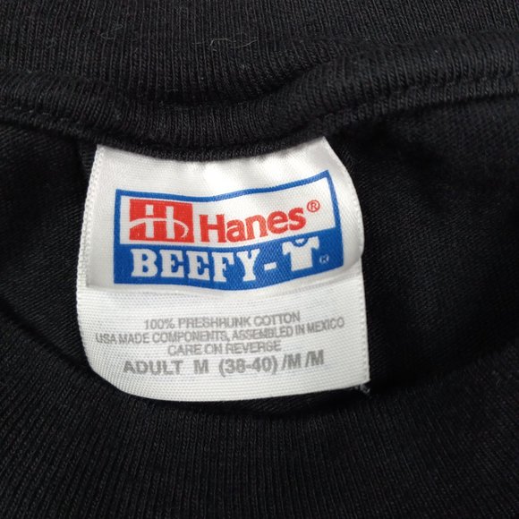 Biker Chick M Long Sleeve T Shirt Chicks In The Wind Motorcycle Art 1999 - Picture 3 of 5